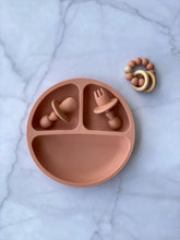 Cargar imagen en el visor de la galería, Plato divisiones con cubiertos (sin ventosa)